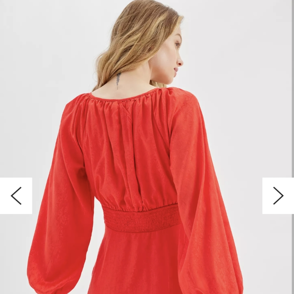 NWT UO Rebecca Long Sleeve Mini Dress - Picture 4 of 10